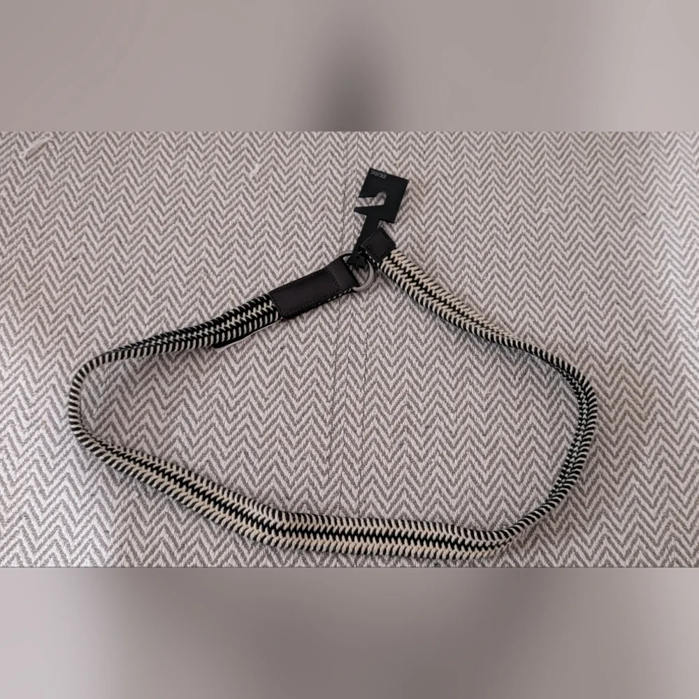 Express Black and White Men's Belt